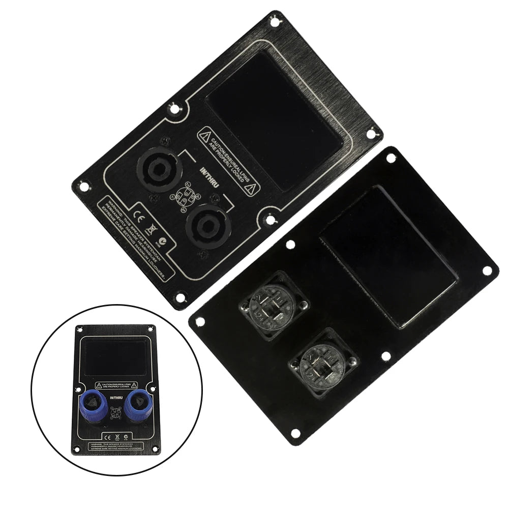 Aluminum Plate Socket Junction Box Back Panel High-quality Material Long-lasting Use Multiple Connections Sturdy Construction Oasis Select
