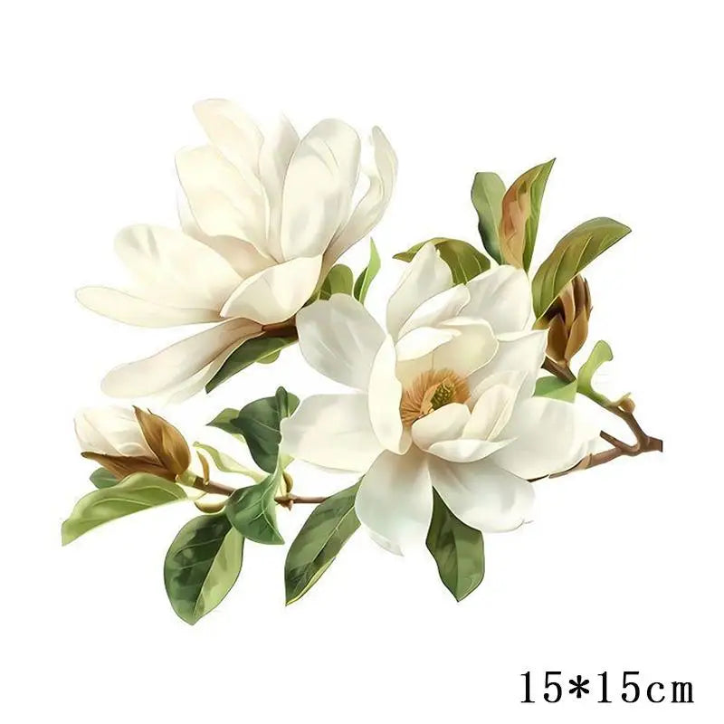 15*15cm Red Rose Romantic Toilet Sticker Bathroom Toilet Decor Living Room Cabinet Refrigerator Home Decoration Decals Oasis Select A8