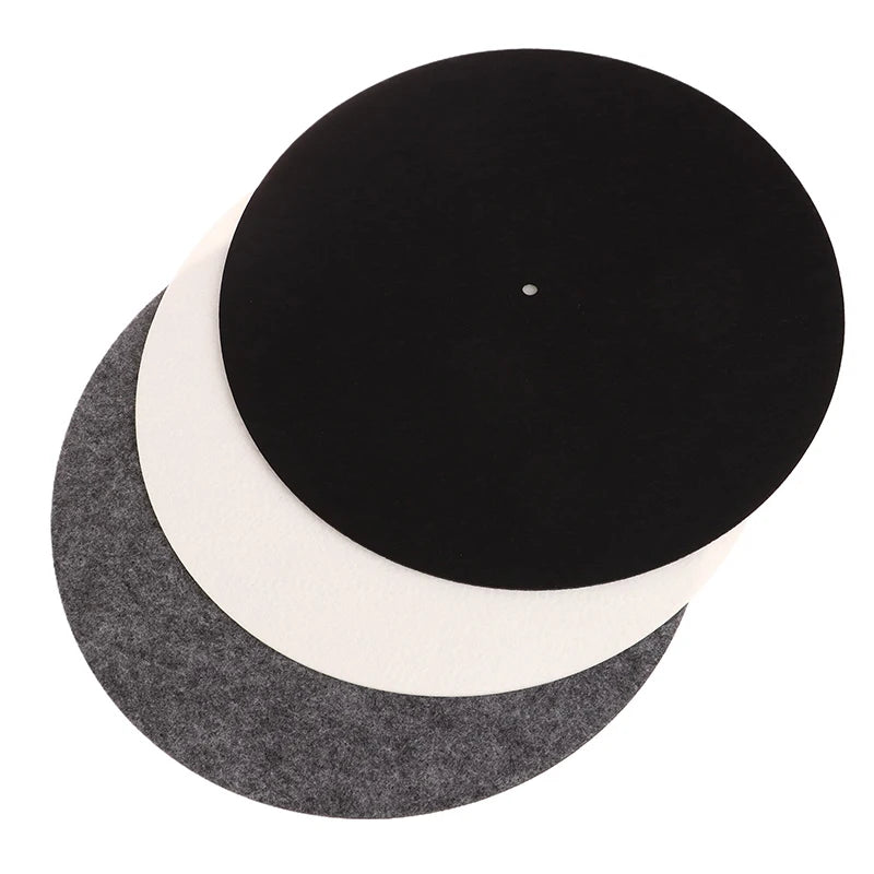 1PC Slip Mat Felt Turntable Platter Mat For LP Vinyl Record Audio Replacement DIY Accessories Audiophile Thick Turntable Mat Oasis Select