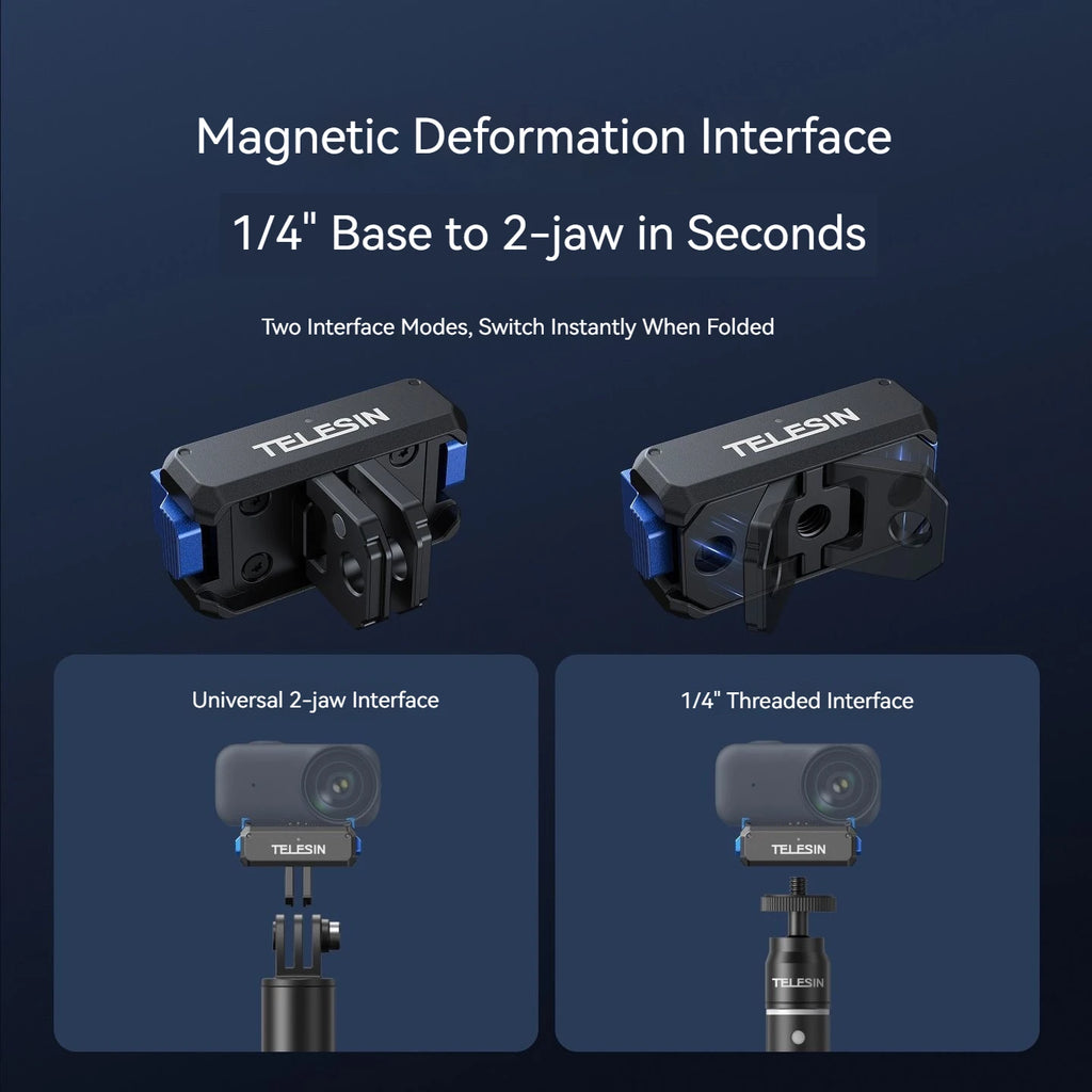TELESIN Magnetic Quick-Release Adapter Mount for DJI Osmo Nano