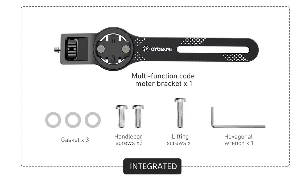 360° Rotating Bike Mount for GoPro, Insta360 & DJI Cameras