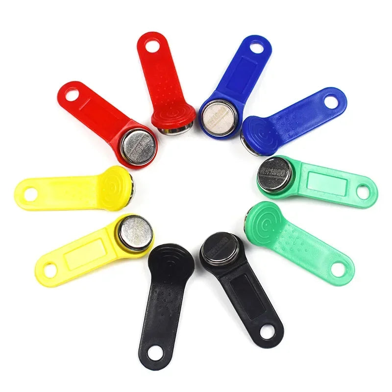 5pcs/lot rewritable RFID Touch Memory key RW1990 iButton copy card keyfor Cards Access System Oasis Select