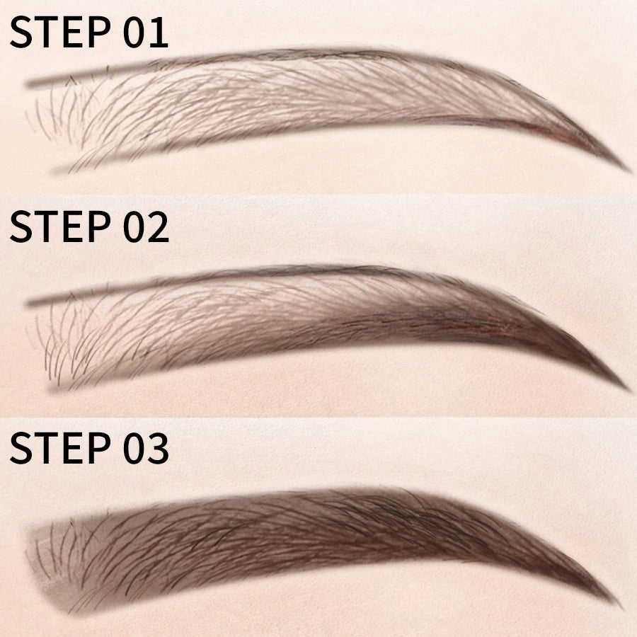 FUNPARK Waterproof Double-Head Eyebrow Pencil – 5 Colors