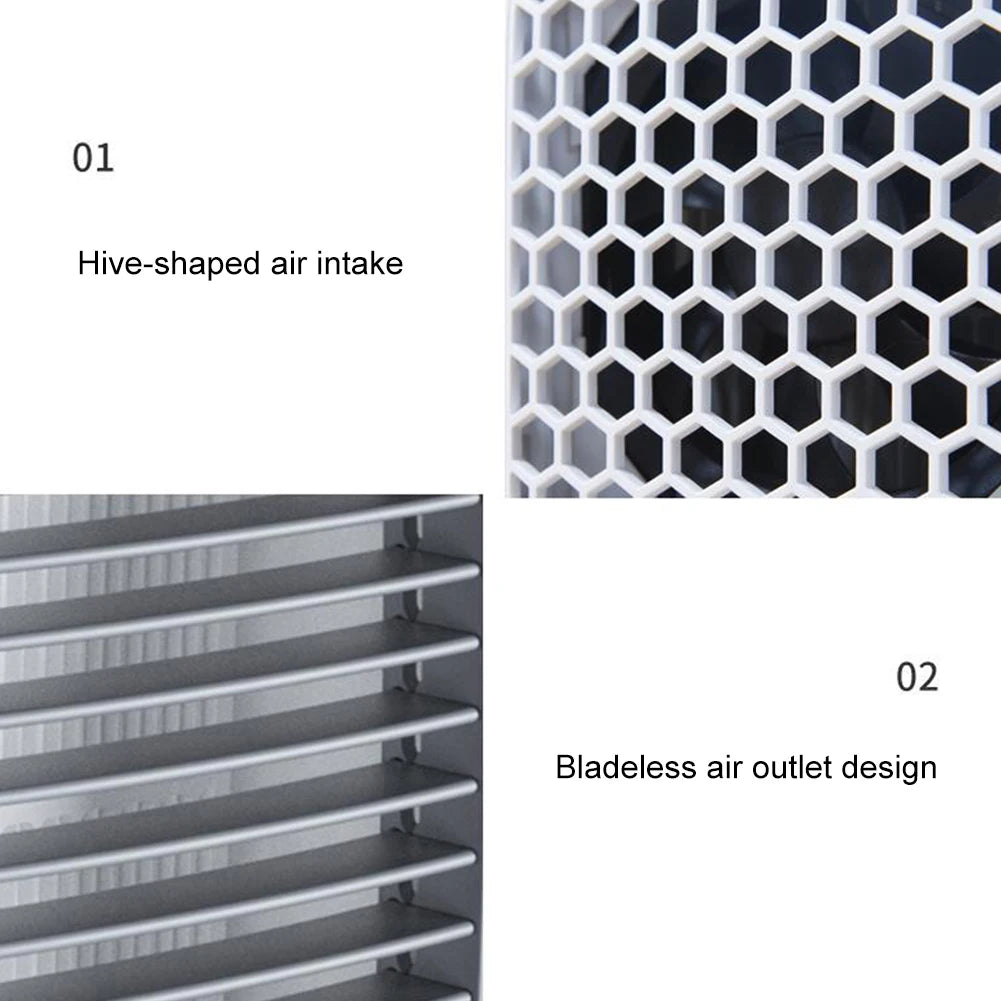 USB Air Conditioner 3 Gear Water-Cooled Air Cooling Machine Personal Portable Desktop Fan 380ml Tank Cooling Fan for Home Office Oasis Select