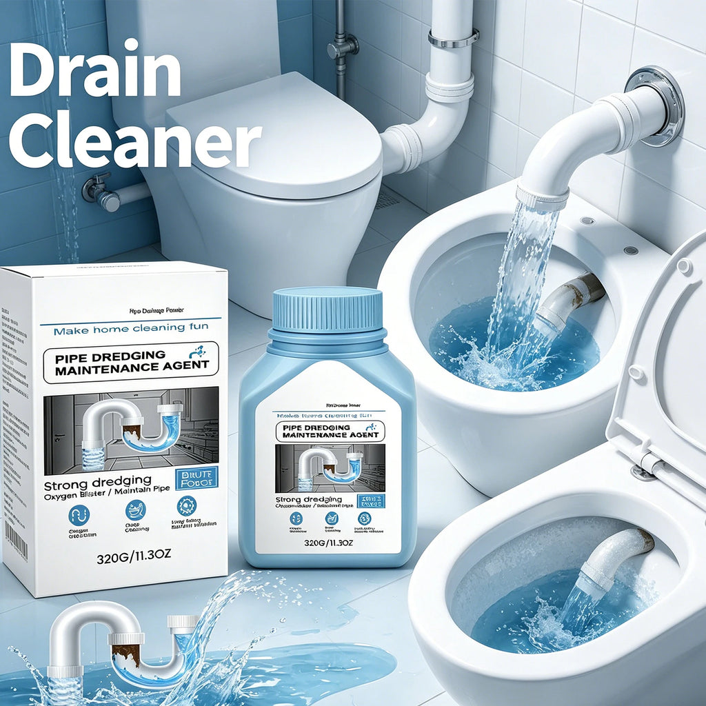 320g Drain Cleaner Kitchen Grease Hair Clog Remover Dissolve Organic Residue Odor Eliminator Gentle on Pipes Home Sink Cleaner Oasis Select