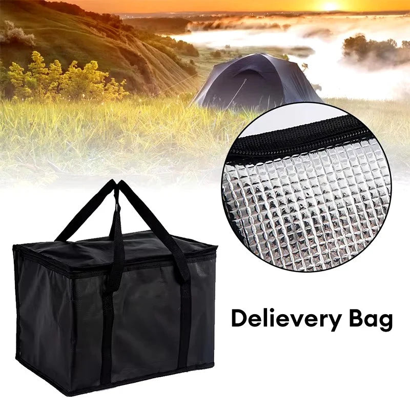 Extra Large Capacity Insulated Bag Aluminum Foil Thickened Ice Pack Large Capacity Thickened Takeaway Insulated Bag Fresh-Keepin Oasis Select