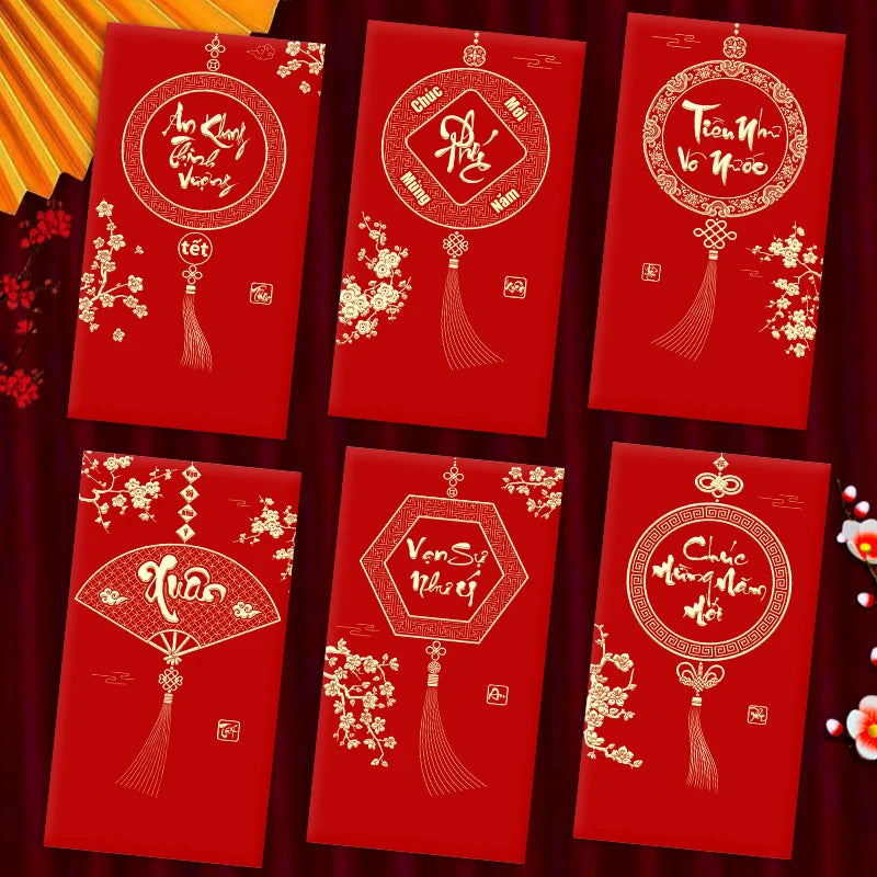 Horse Year 2026 Red Envelopes Chinese New Year Red Envelopes Spring Festival Party Favors Lunar Year Of The Horse Red Pockets Oasis Select B2