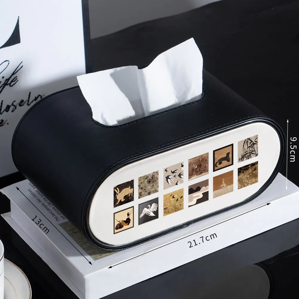 Tissue Box Luxury Creative Desktop Paper Holder Premium Decor Accessory For Living Room Household Daily Storage Ornament Oasis Select M