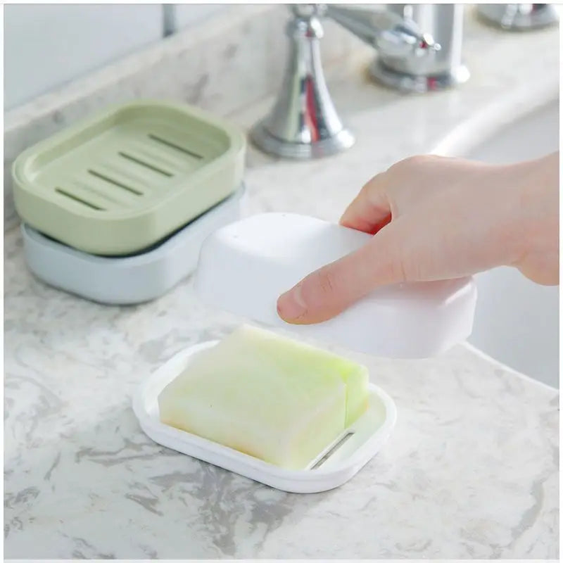 1pc Double-Layered Creative Soap Box - Portable, Travel-Friendly, Waterproof, and Compact Container for Outdoor Adventures - Jap Oasis Select
