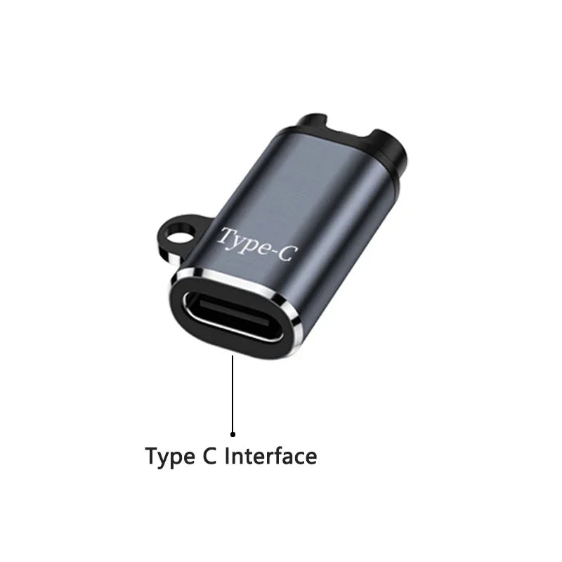 USB-C/Micro/Lightning to 4-Pin Charger Adapter for Garmin Watch Charging Adapter Oasis Select T6