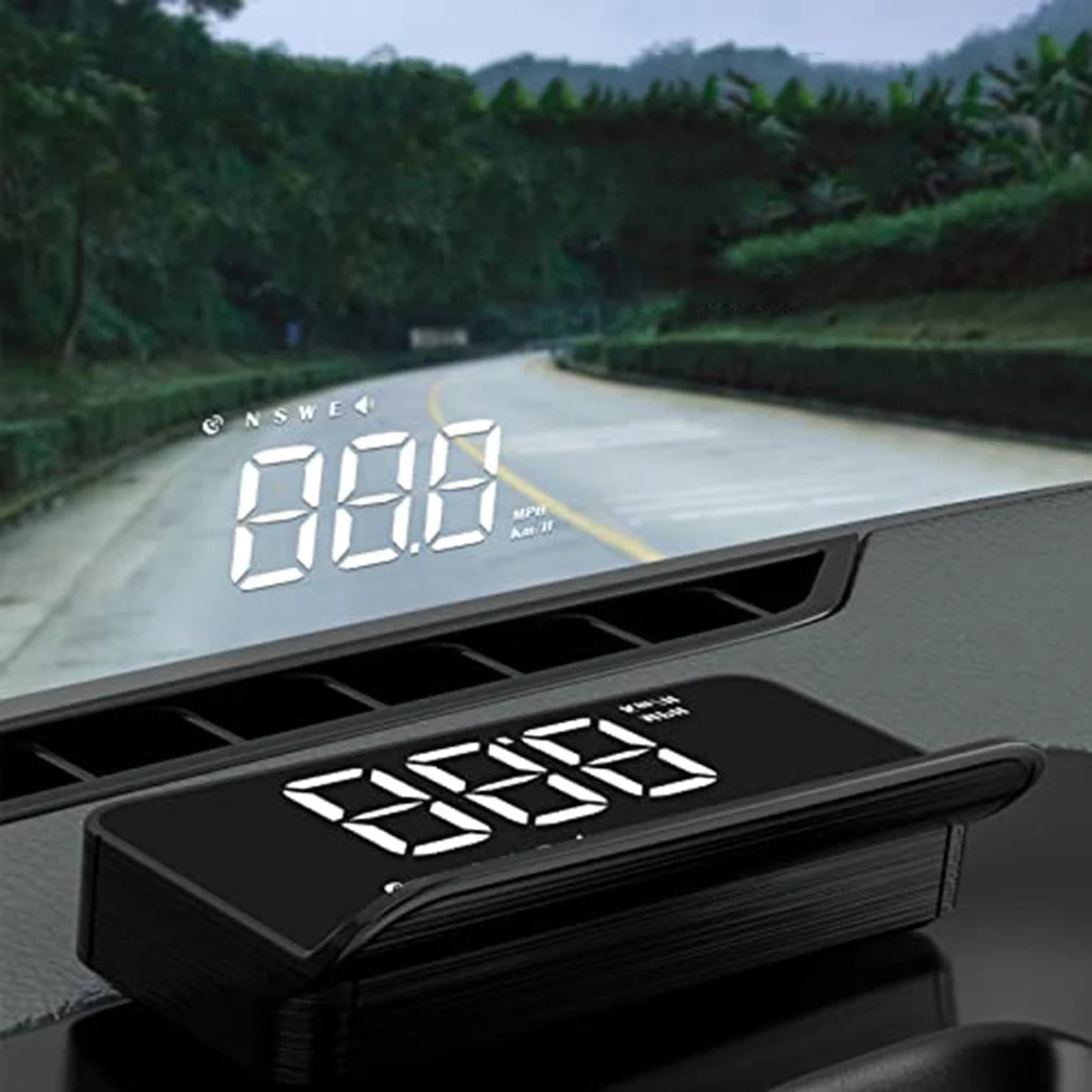 86*37*16 mm Car GPS Display Speed Monitor Real-time Data Projection Reflective Film Included User-friendly Installation Oasis Select