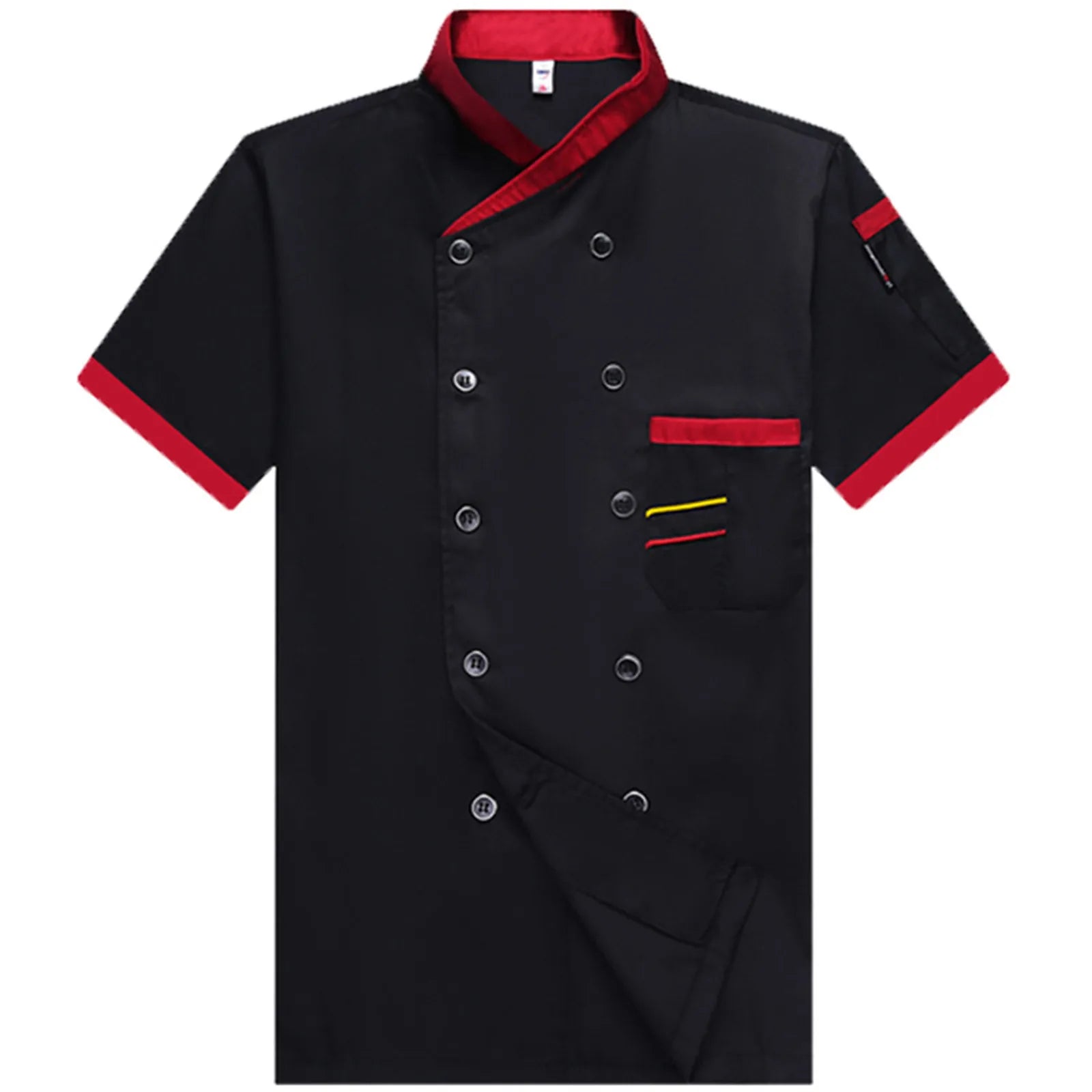 Unisex Short Sleeve Chef Jacket – Kitchen & Catering Uniform Chef Jacket Oasis Select Black L