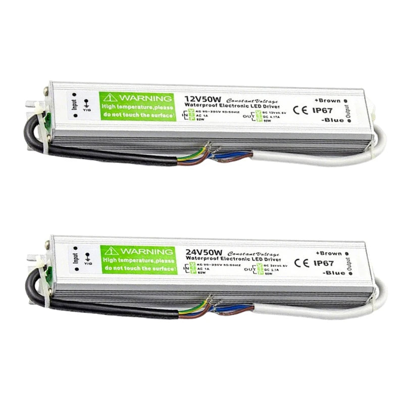 12V 24V Power Supply IP67 Waterproof AC 220V TO DC 12V 24V Switching Power Supplies 10W 15W 20W 24W 30W 36W 45W 50W Power Supply Oasis Select 50W 12V