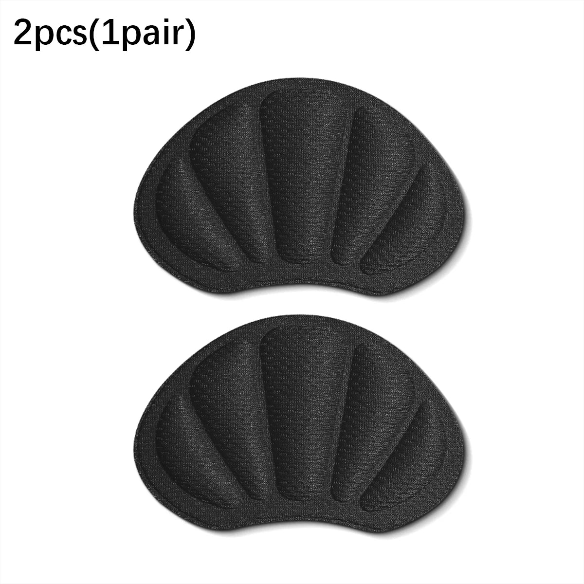 T Shape Sponge Heel Stickers Shoe Cushion Heel Protector for Shoes High Heels Inserts Heel Pads Shoe Adjuster Women Half Insoles Oasis Select Black ingot-2pcs