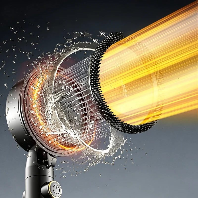 5-Mode High Pressure Handheld Shower Head with SPA Filter
