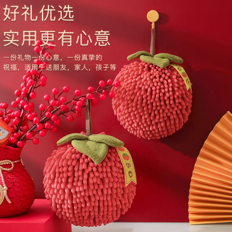 Thickened Fruit Hand Towels, Absorbent Handball Towels Kitchen and Bathroom Hand Towels Oasis Select