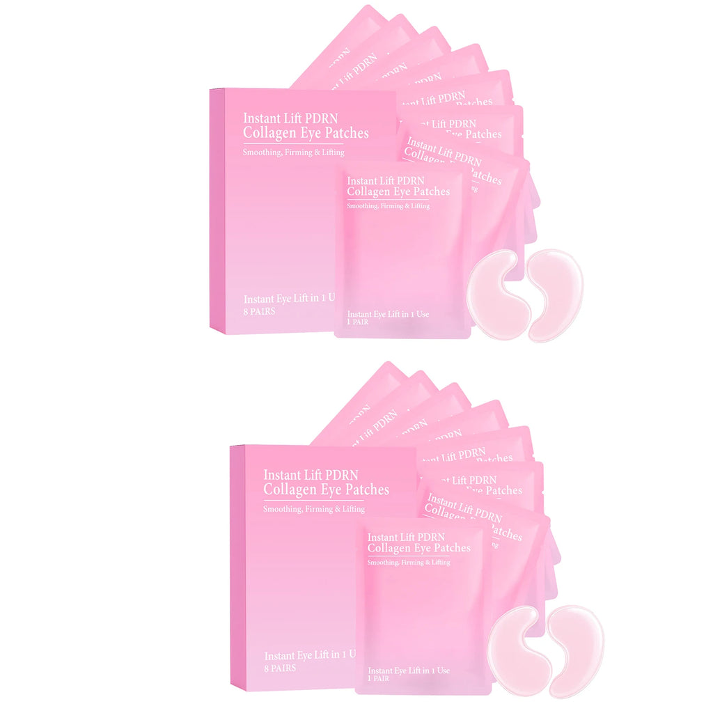 Collagen Hydrogel Eye Patches Moisturizing Brightening Reduce Dark Circles Puffiness Fine Lines Gentle Eye Care For Daily Oasis Select 2 boxed
