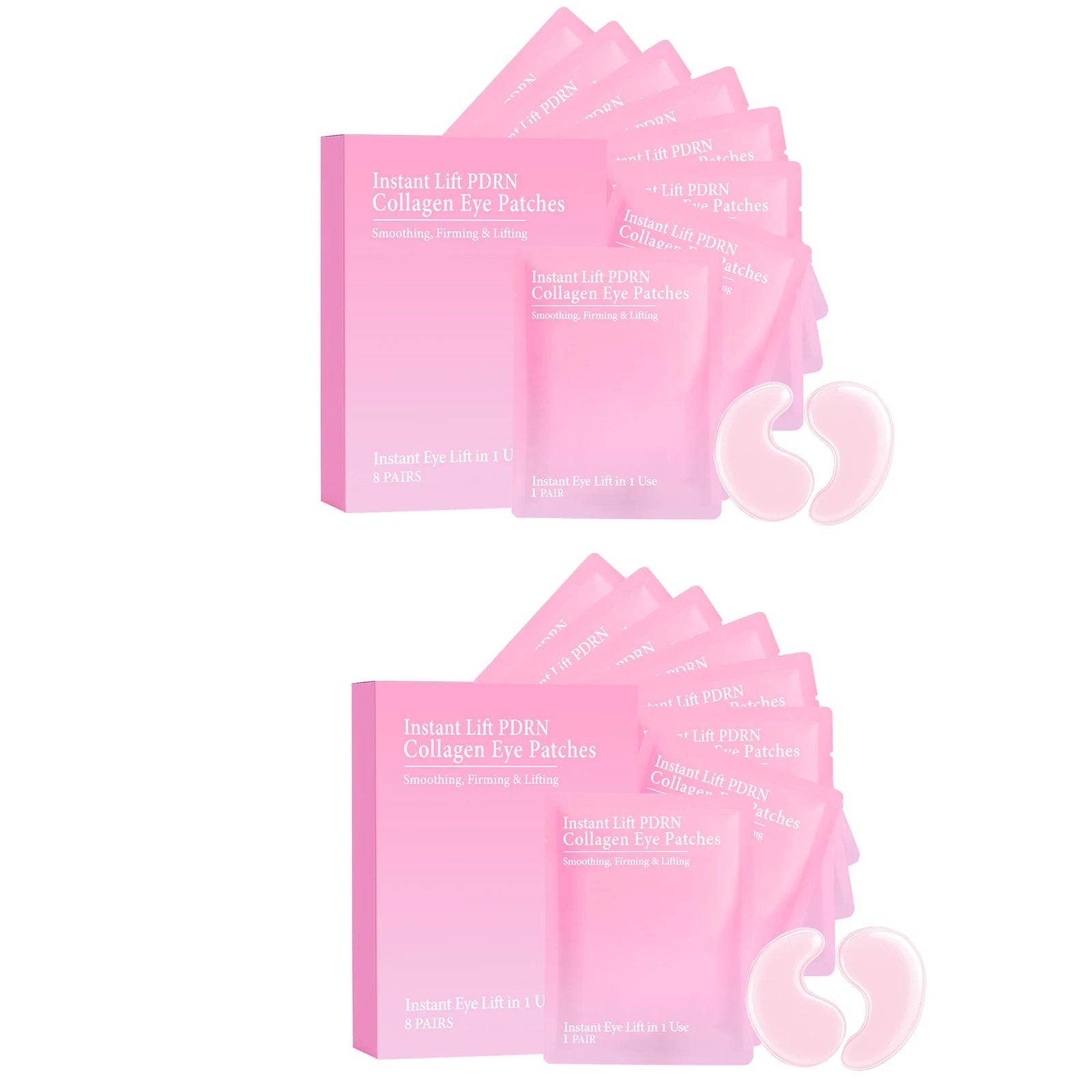 Collagen Hydrogel Eye Patches – Brighten & Firm Under Eyes Eye Treatment Patches Oasis Select 2 boxed