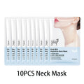 BIOAOUA Goat Milk Collagen Neck Mask 10-Pack Anti-Wrinkle Neck Sheet Mask Oasis Select Default Title