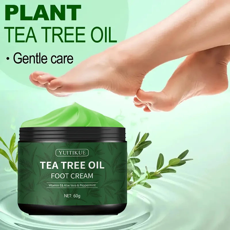 YUITIKUE Tea Tree Foot Cream 60g | Moisturizes & Soothes Feet