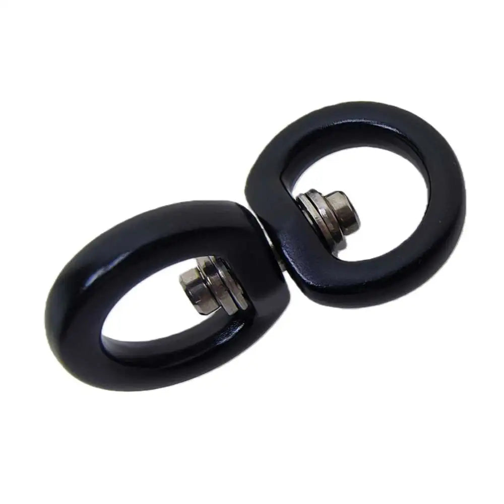 4KN Aviation Aluminum Alloy Swivel Connector for Outdoor 360° Rotation Ring for Dog Leash Backpack Hammock Camping Equipment Oasis Select