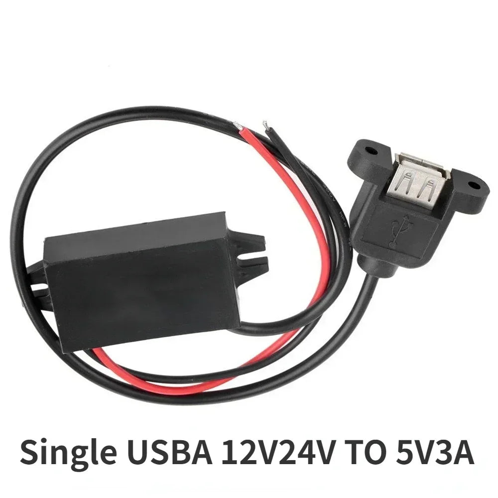 12V24V to 5V 3A DC Power Supply Module Buck Step Down Converter for Mini USB Adapter Micro USB Adapter Car Male Female Oasis Select SingleUSB12V24V-5V3A China Mainland