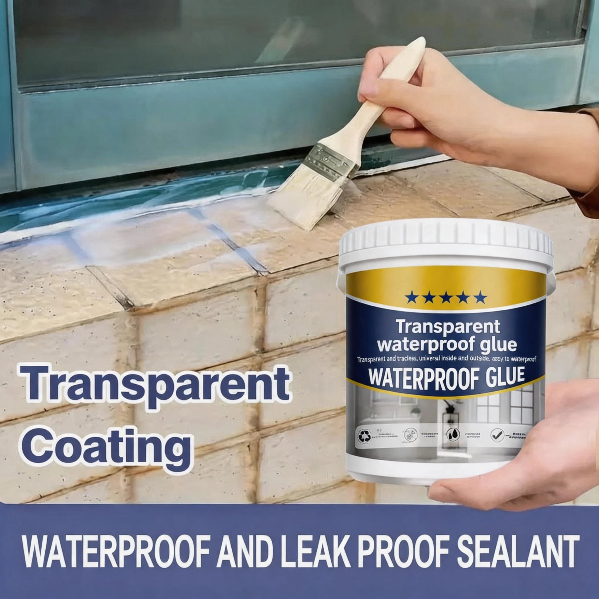 Transparent Sealing Coating Waterproof Coating Sealant Agent Invisible Strong Insulating Sealant Clear Sealant Repair Tools Kit Oasis Select