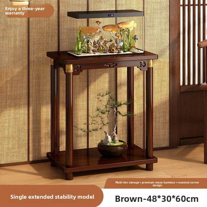 Flower table household living room multi-layer shelf entry door fish tank placed balcony outdoor movable plant flower pot rack Oasis Select 2nd floor D