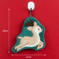 Hand Towels Kitchen and Bathroom Quick-drying Coral Fleece Christmas Towels Oasis Select Christmas Fawn