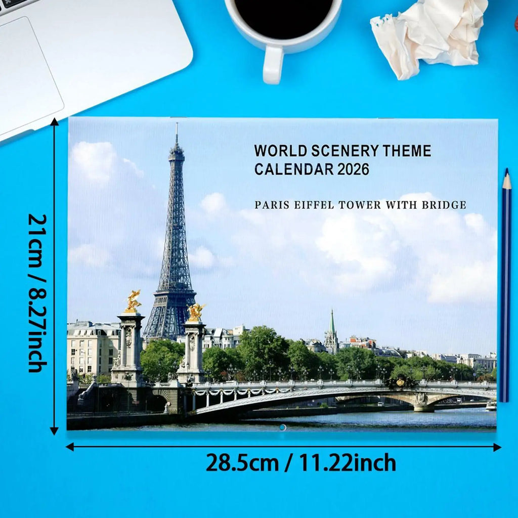 2026 Landscape Calendar Beautiful Landscape Monthly Wall Calendar 2026 Schedule Appointment Organizer Planner for Home Office Oasis Select