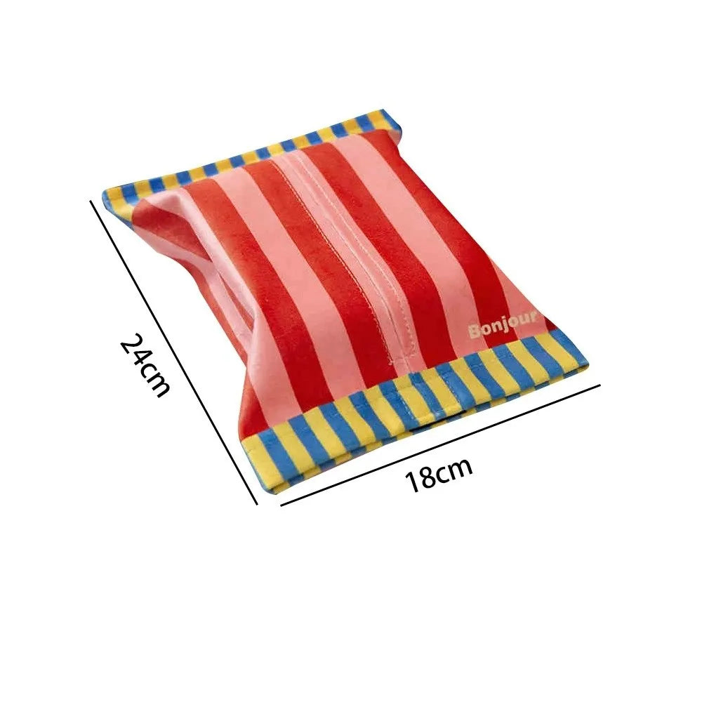 New Luxury Tissue Box Multipurpose Convenient Napkin Storage Bag Portable Napkin Dispenser Car Organizer Decorative Oasis Select