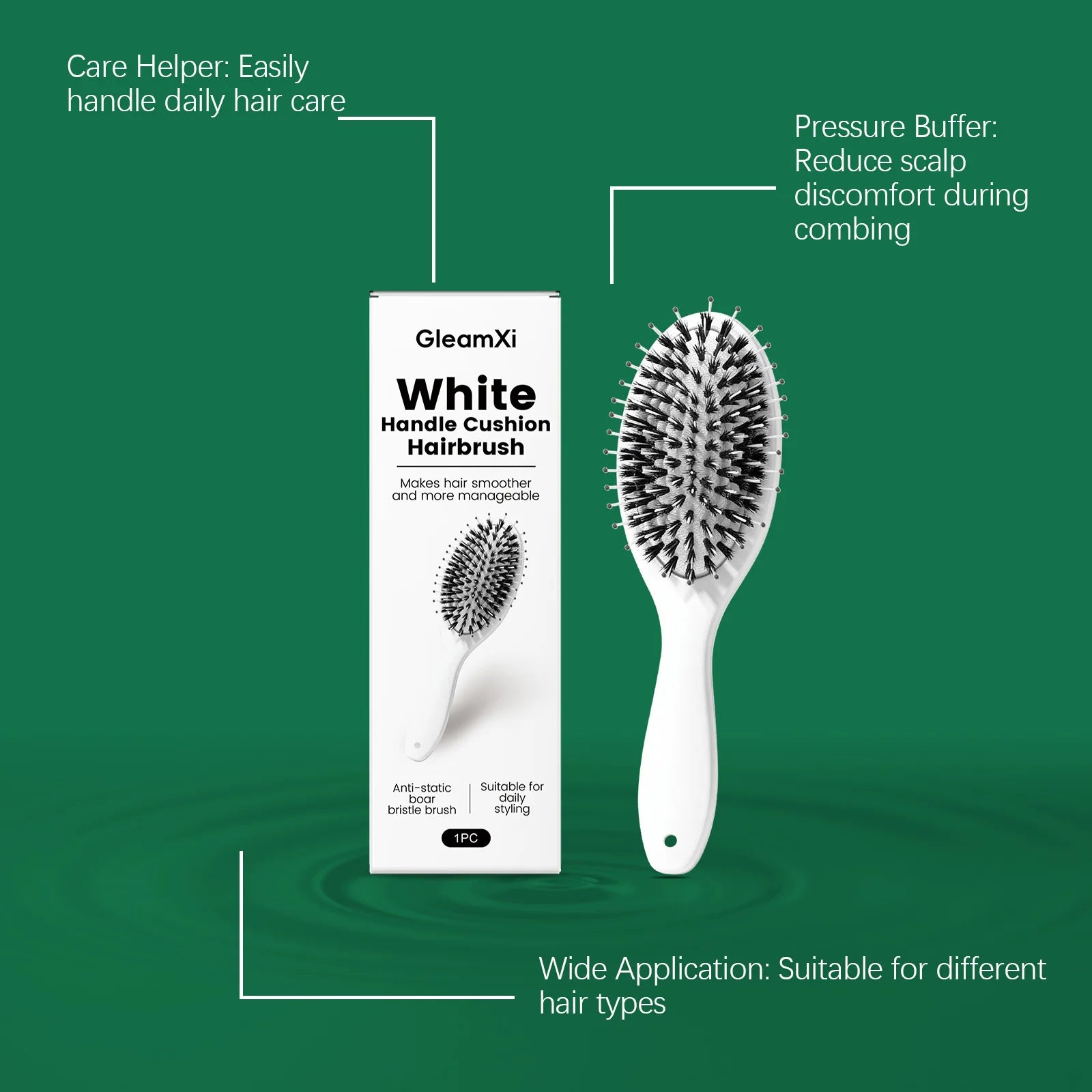 Volumizing Air Cushion Hair Brush – Anti-Static & Scalp Massage Air Cushion Hair Brush Oasis Select