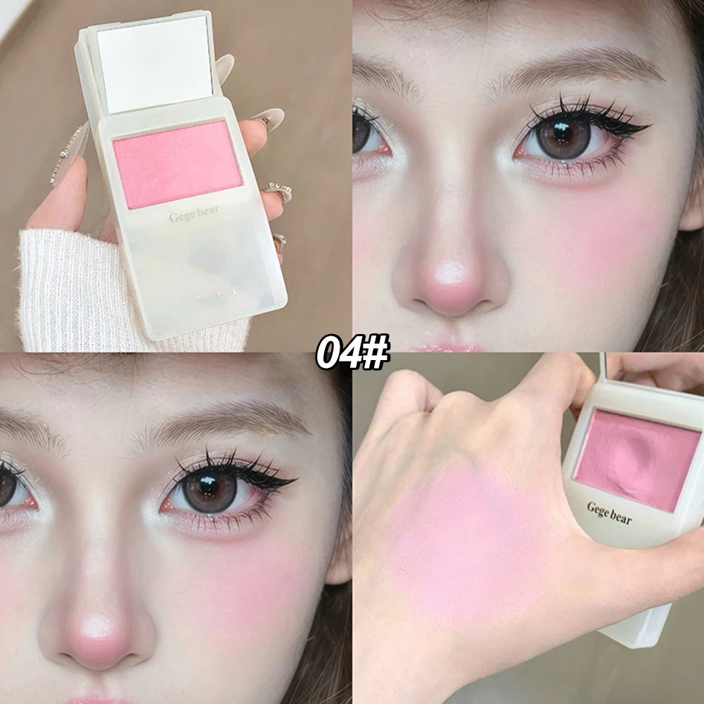 Floral Single Blush Low Saturation Matte Silky Texture Waterproof Sweatproof Long Lasting Daily Date Makeup Oasis Select 04