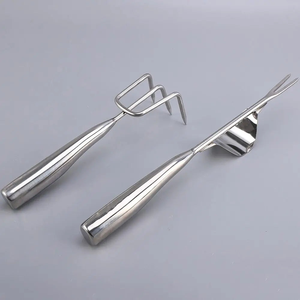 Stainless Steel Garden Tool Set – Shovel, Rake & Hoe