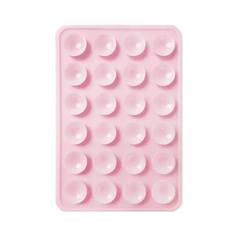 Silicone Suction Cup Phone Holder Mat | Anti-Slip Wall Mount