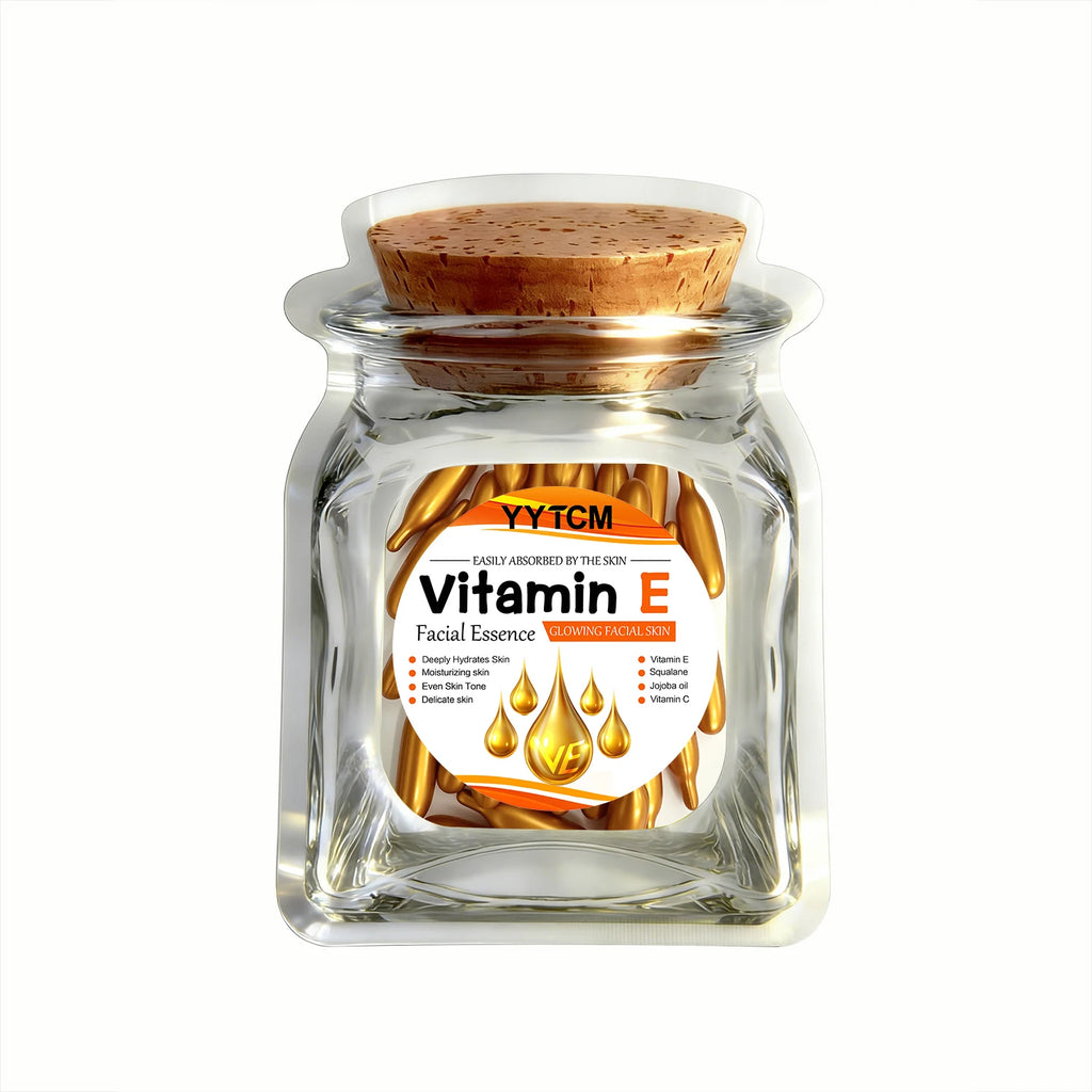 Vitamin E & Squalane Moisturizing Capsule Essence Serum Face Serum Capsules Oasis Select 1bag 48capsules