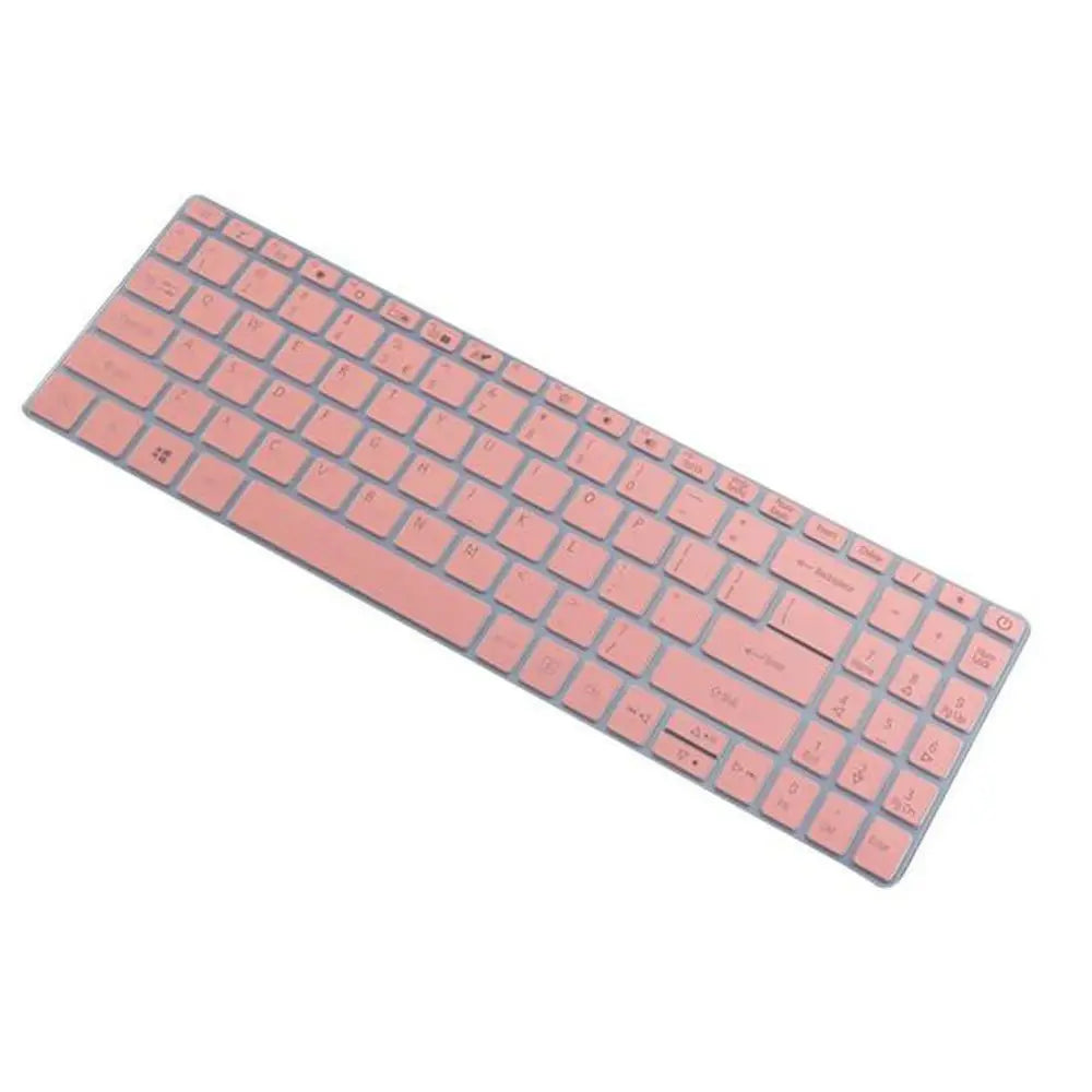 Laptop Keyboard Cover Skin for Acer Aspire 3 A315-56G A315-55G A315-55 A315 55 55G/ Aspire 5 A515-55G A515-55 A515 55G 15.6 Inch Oasis Select pink