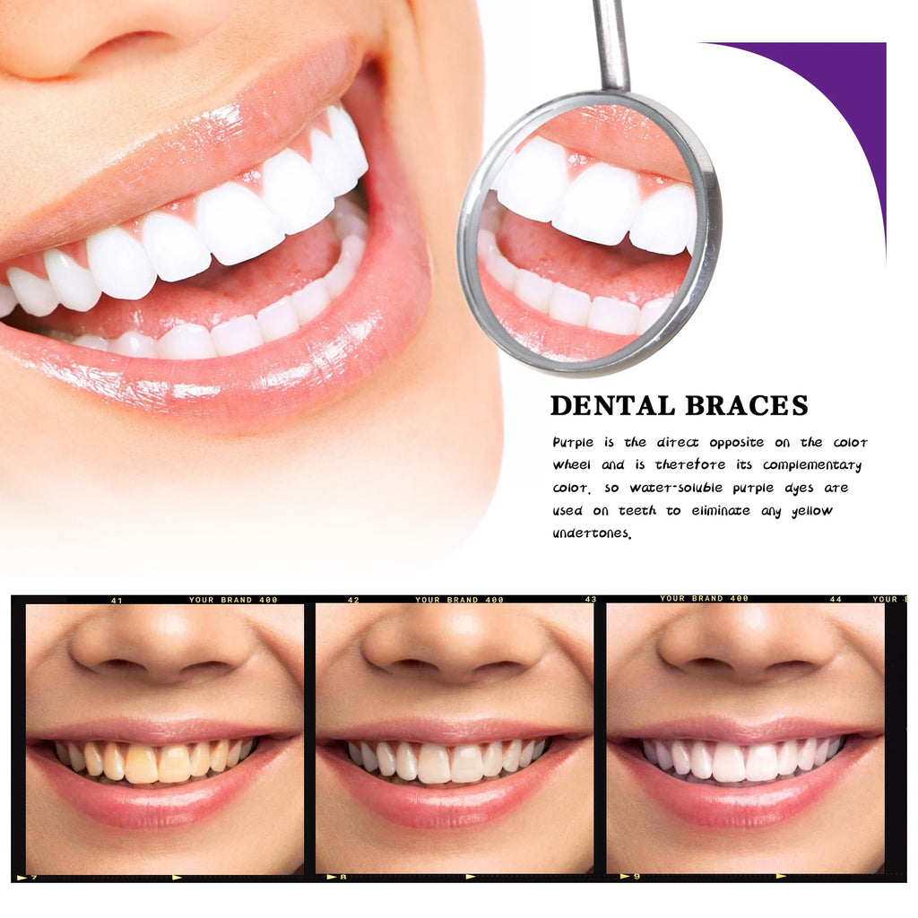 V34 Purple Toothpaste Mousse – Whitening, Gum Care & Fresh Breath