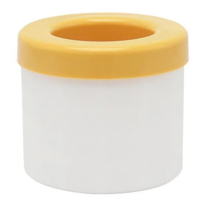 Ice Bucket Cup Mold Ice Cubes Tray Food Grade Quickly Freeze Silicone Ice Maker Creative Design Ice Bucket Whiskey Beer Maker Oasis Select YELLOW