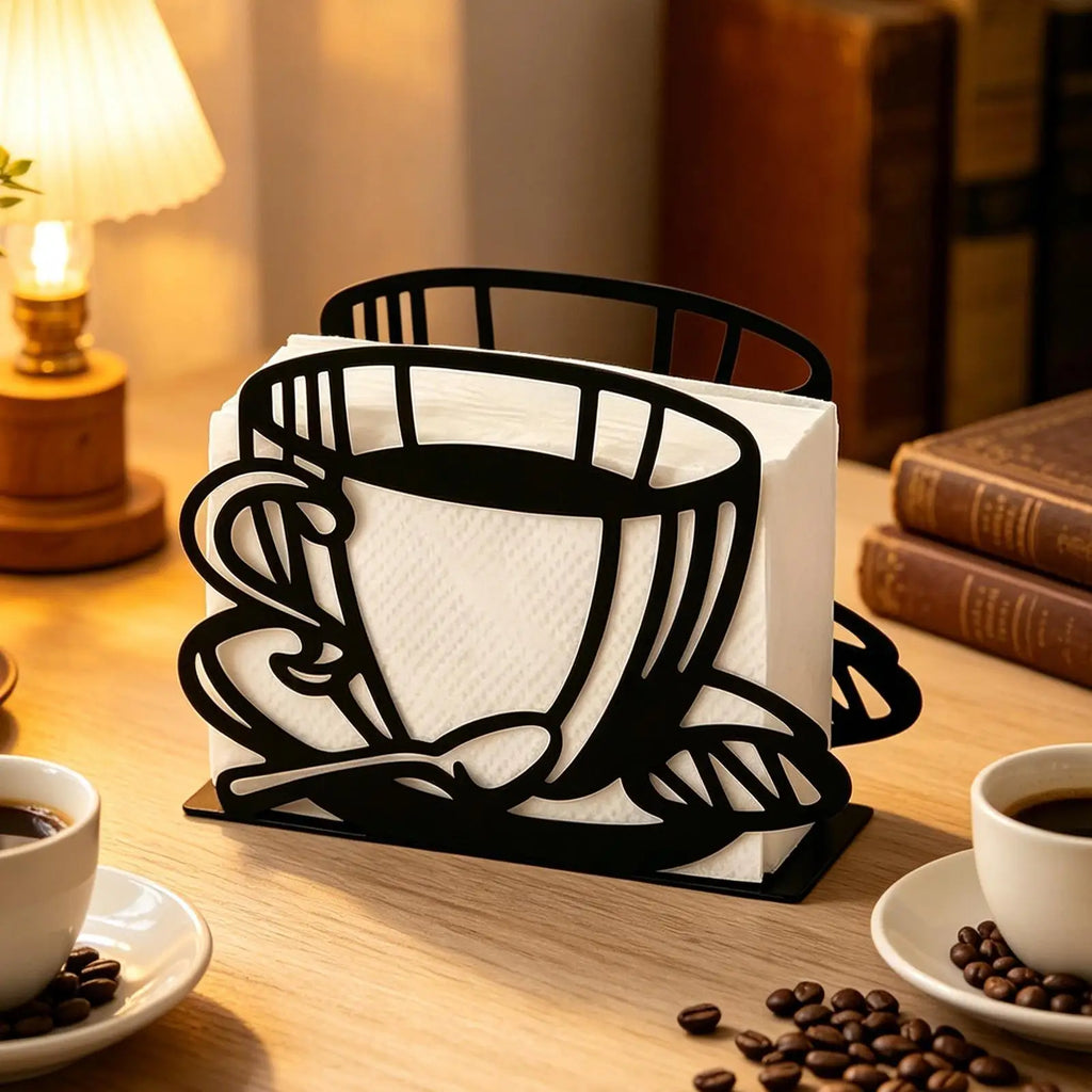 Iron Vertical Napkin Holder Tabletop Tissue Dispenser Stand For Cafe Hotel Restaurant Dining Tabletop Metal Napkin Holder Oasis Select