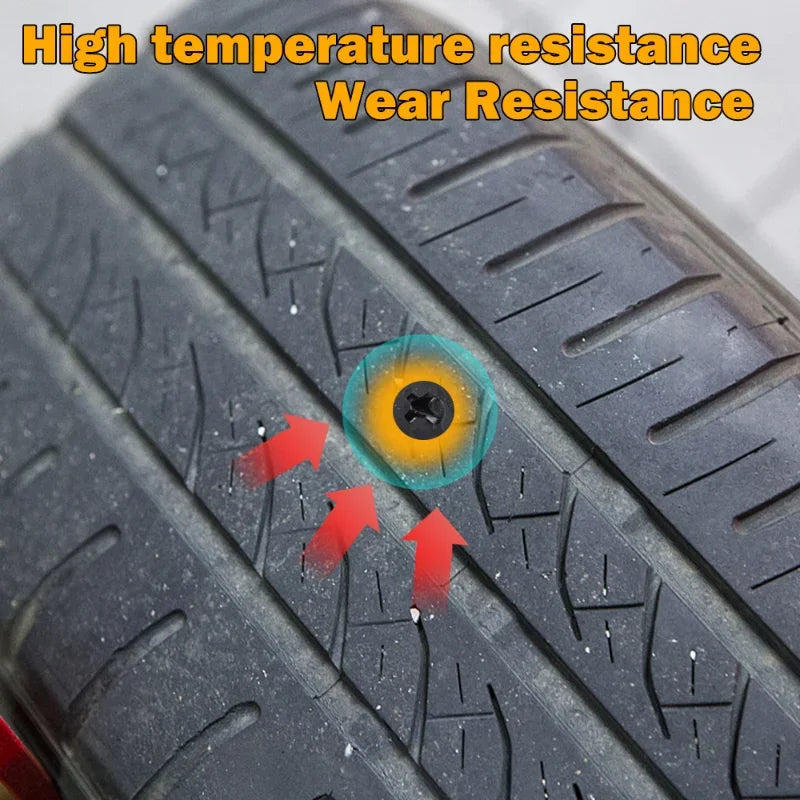 20-100PCS Car Tire Repair Nails Quick Fix Mushroom Plug Kit for Motorcycle and Electric Vehicle Vacuum Tires Car Repair Tool Oasis Select