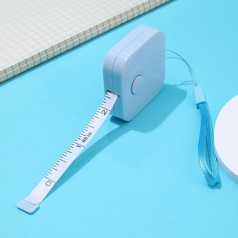 2M Portable Tape Measure Small Jewelry measurement Ruler for Weight Loss Medical Body Measurement Tailor Measure Clothes Waist Oasis Select Blue