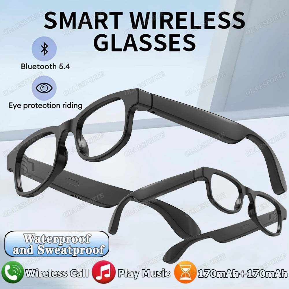 Smart Glasses AI Voice Assistant Bluetooth 5.3 & HD Camera