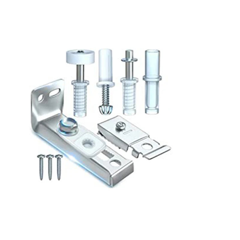 Pivot Replacement Adjustable Folding Door Hardware Guide Wheel Set Replacement Kit Pantry Door Kit For Space Saving DIY Kitchen Oasis Select