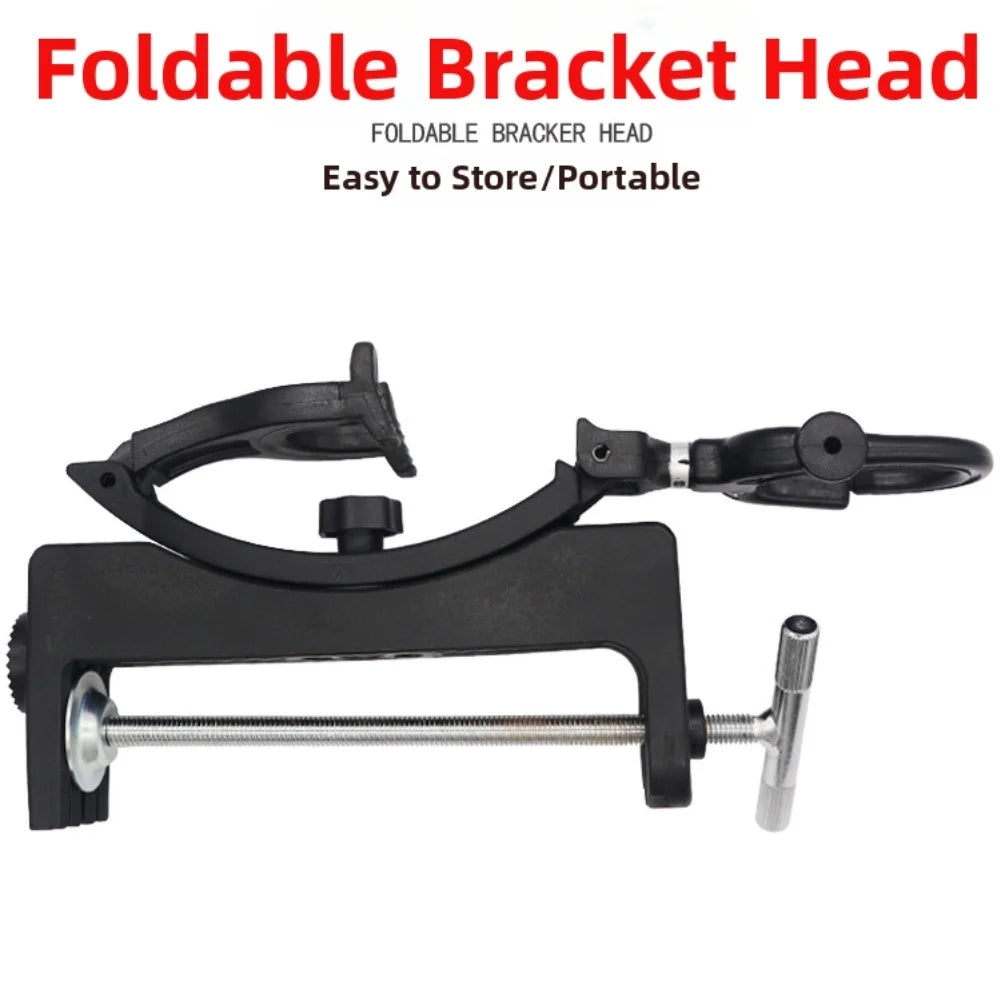 Fishing Rod Holder with 360 Degree Rotation and Tilt Adjustment Portable Clamp Locks Rods Securely on Boats Kayaks and Docks Oasis Select