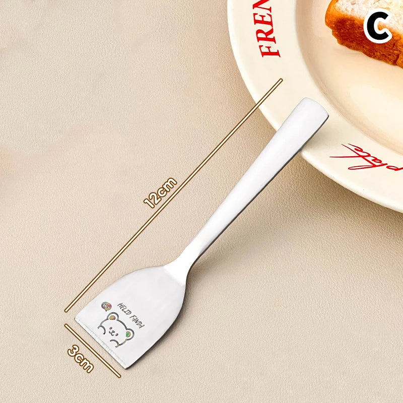 Stainless Steel Butter Spreader Knives Sandwich Cutter Cream Cheese Jam Scraper Kitchen Tools for Spreadable Butters Oasis Select C