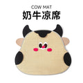 Summer Cooling Pet Mat - Cartoon Cat Bed & Scratcher, Sofa - Protective Cat Sleeping Pad, Anti - Scratch Nap Mat Oasis Select COW mat S 34x16cm