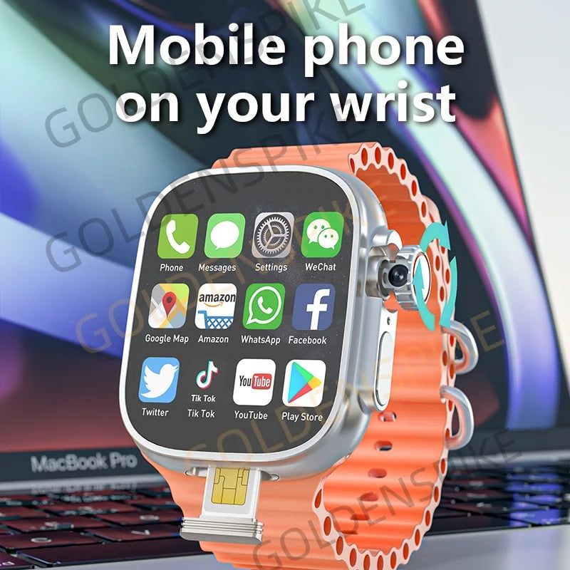 ZestBolt S10 Ultra MAX 4G Android Smartwatch | AMOLED GPS NFC