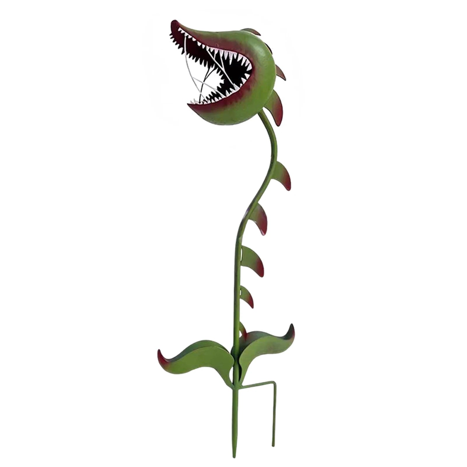 Metal Pitcher Plant Garden Stake – Whimsical Outdoor Yard Art