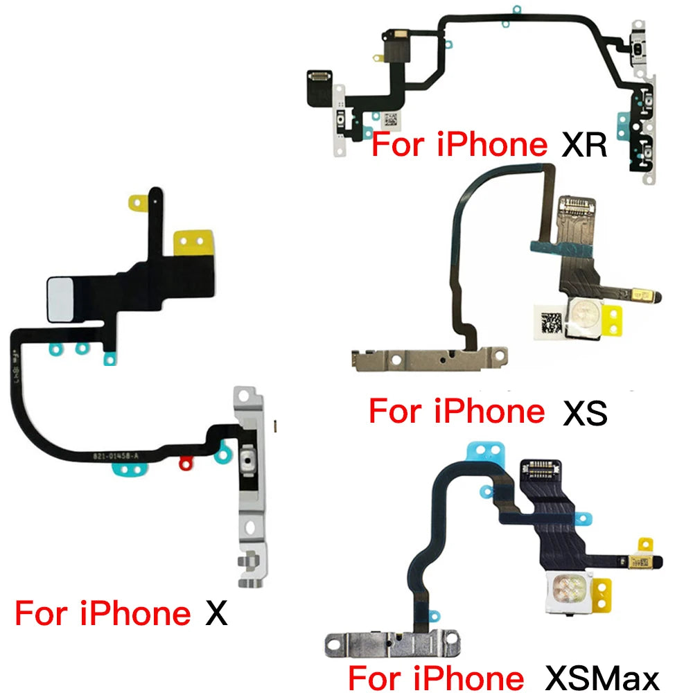 Power On/Off Button Flex Cable for iPhone X XR XS Max